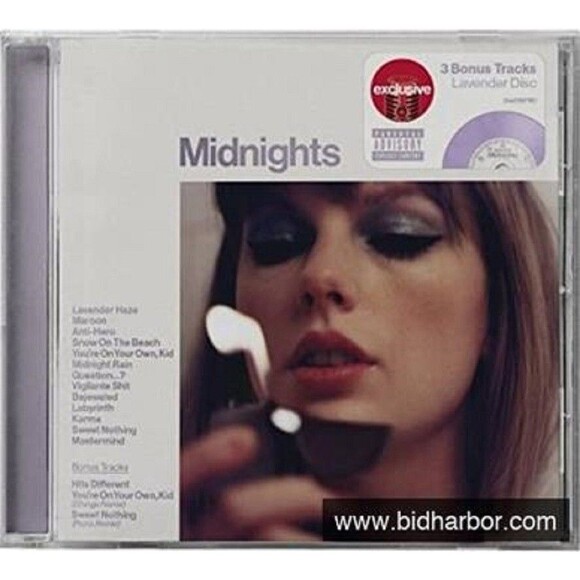 Taylor Swift Midnights LIMITED TARGET EDITION 3 BONUS TRACKS (CD) - Picture 1 of 1